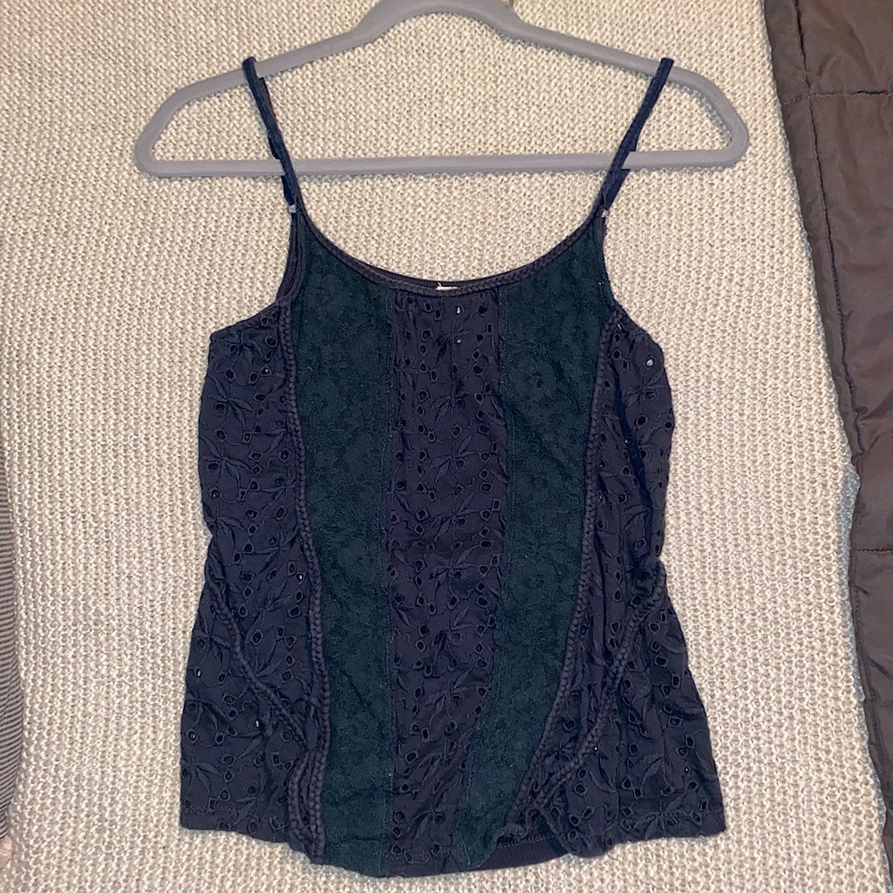 Free People crochet detail tank